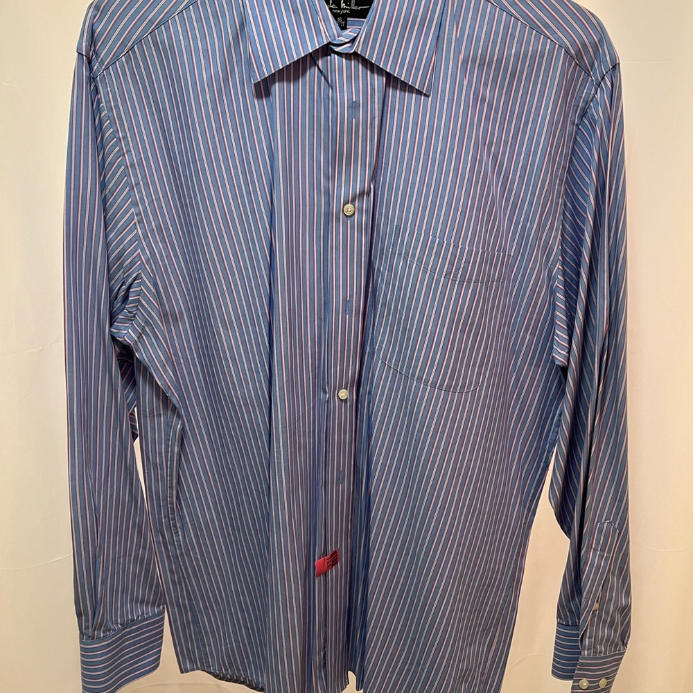 Nicole Miller 16 34/35 Large Dress Shirt